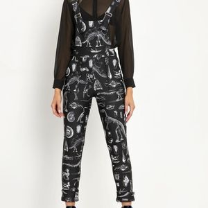 Blackmilk Dino Bones Overalls
